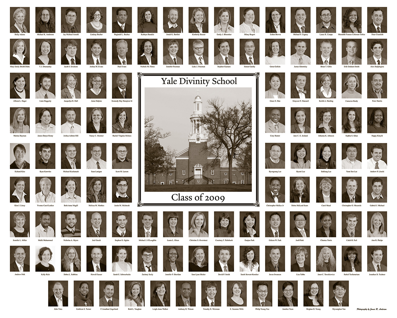 Yale Divinity School Official Senior Class Portrait 2009